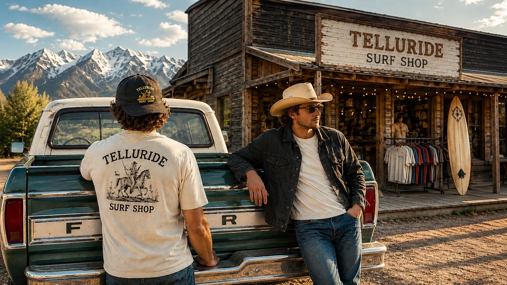 Telluride Surf Shop mountain storefront