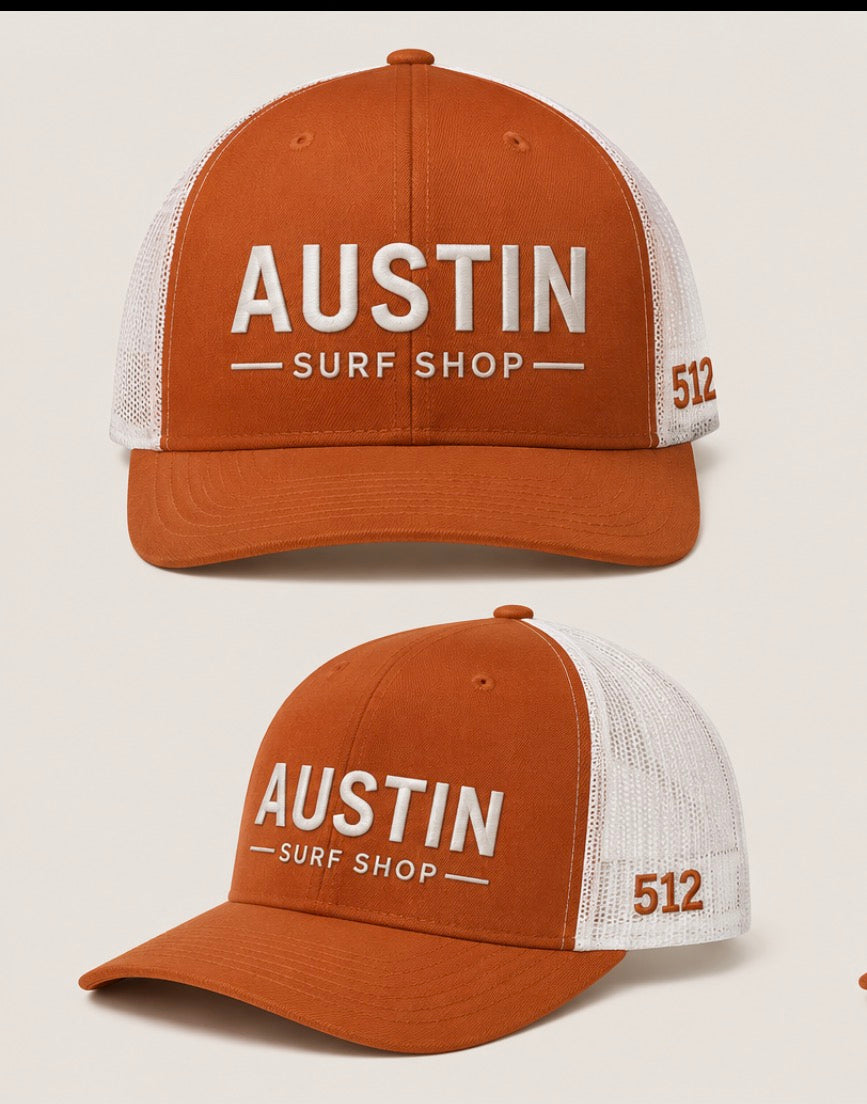 Austin Surf Shop - Richardson 112 ( White / Burnt Orange )