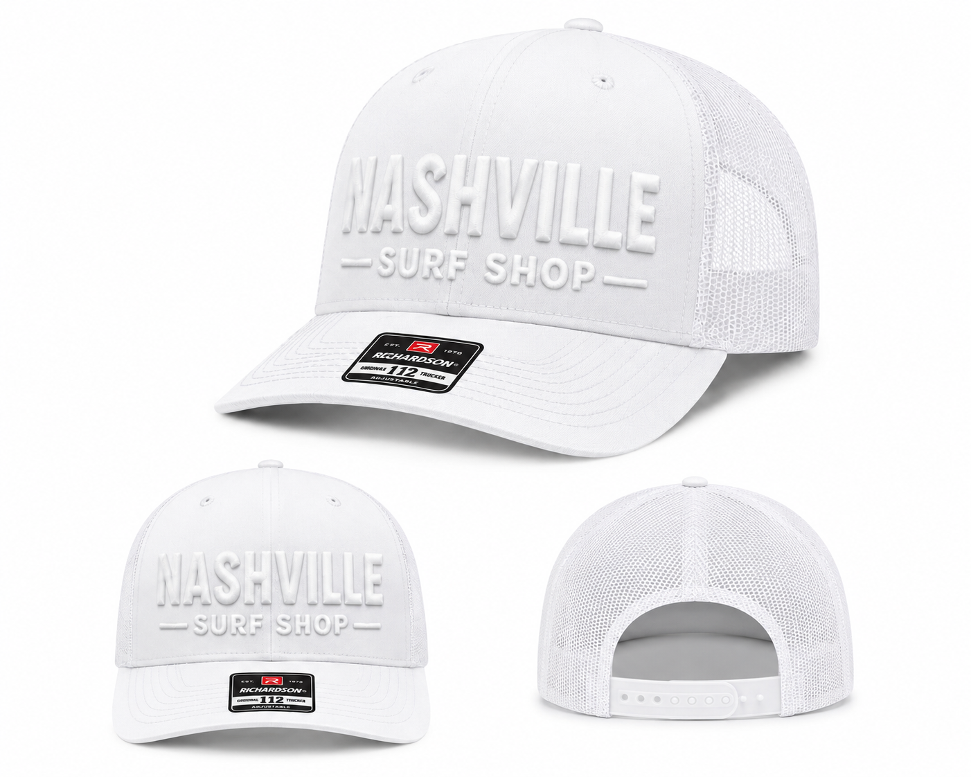 Nashville Surf Shop - Richardson 112 ( White / White )